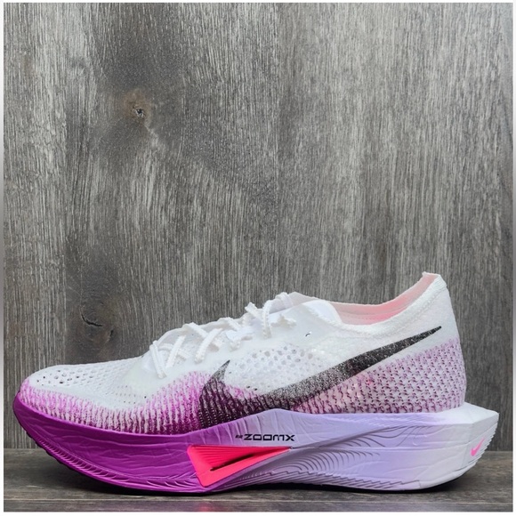 Nike ZoomX 🔥 Vaporfly Next% 3 White Vivid Purple DV4129-104 Men's 12 13 NEW - Picture 3 of 14